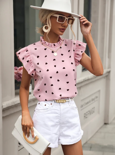 Topp i chiffon Margaret