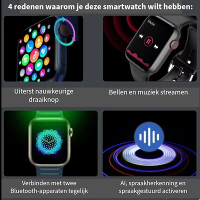 Ultra Smartwatch - Stilig og Teknologisk